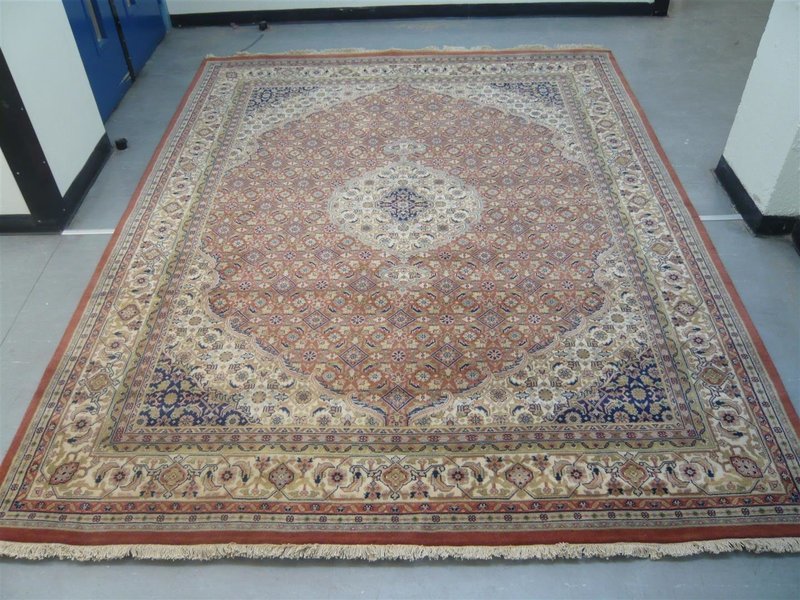 Indian Chakhari Rug Rust/Cream Indian Chakhari Rug Rust/Cream