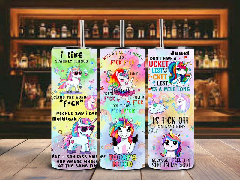 Tumbler Einhorn sarkastisch