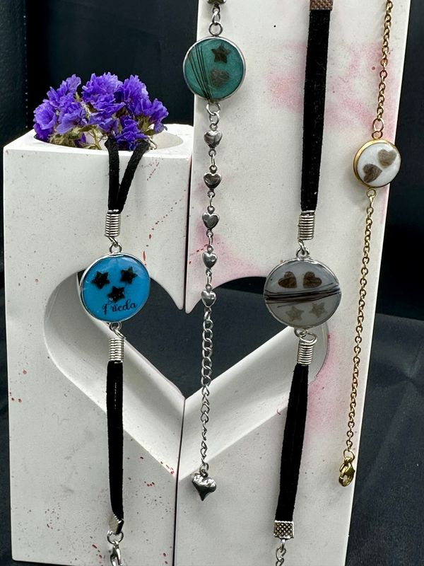 Armband mit Fell/ Haare