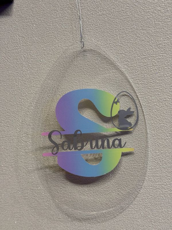 Acryl Eier mit Wunschplott B-Ware MITTEL