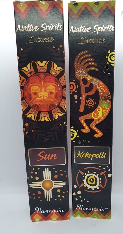 Native spirits wierook kokopelli roos