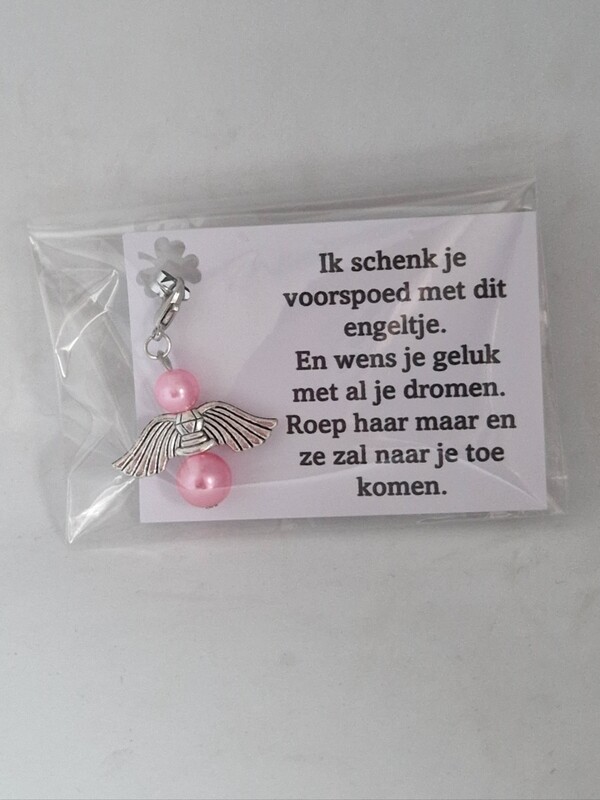 Beschermengeltje Voorspoed Roze