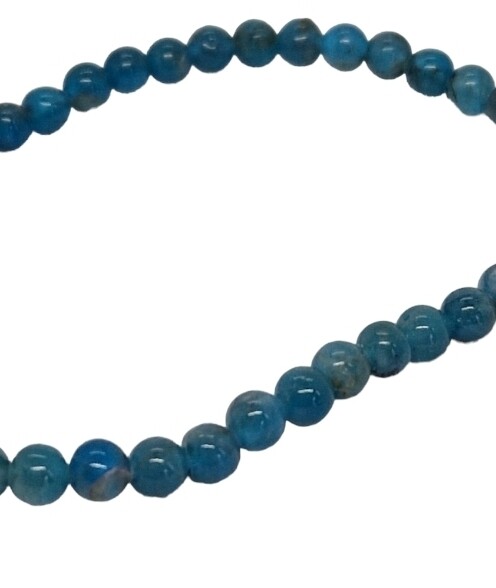 Blauwe Apatiet Armband 4 mm.