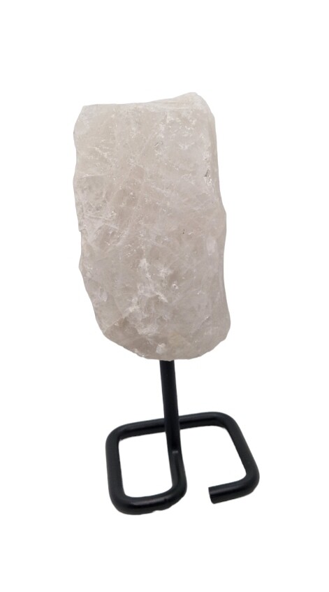 Bergkristal ruw op standaard.