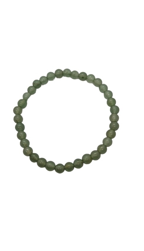 Groene Aventurijn armband  6 mm kralen.