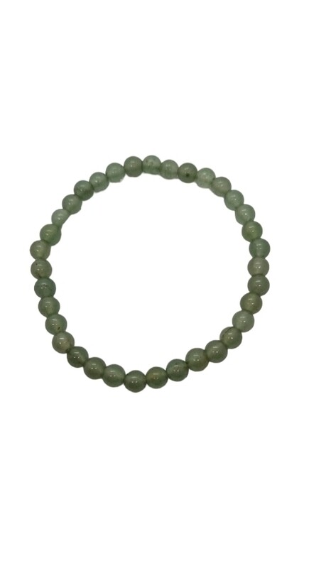 Groene Aventurijn armband  6 mm kralen.