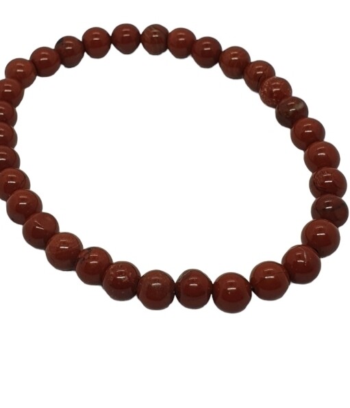 Rode jaspis armband 8mm.