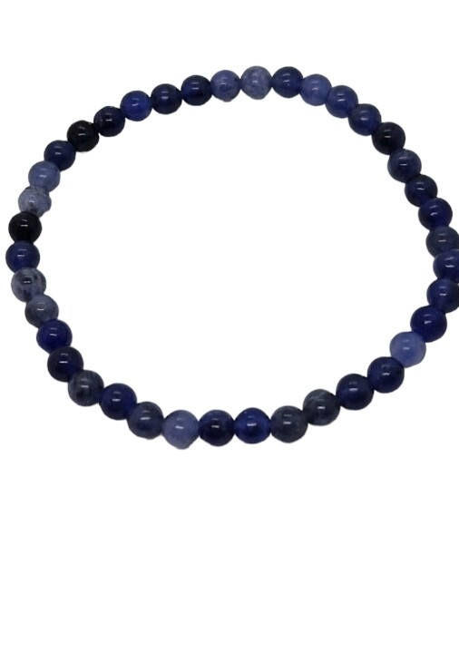Sodaliet armband 4mm.