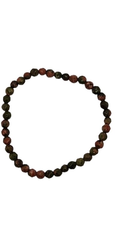Unakiet facet armband 4mm.