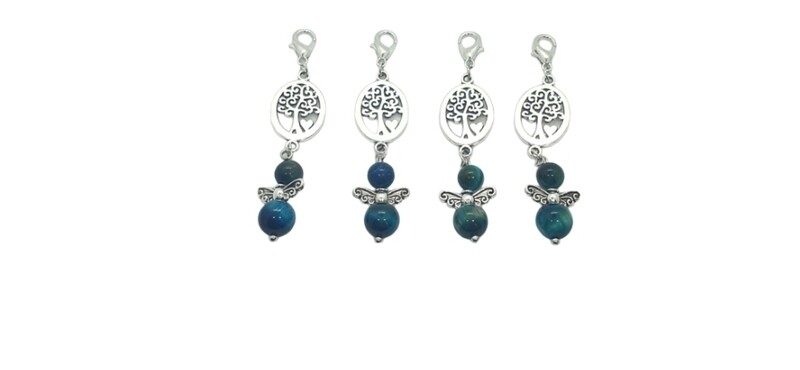 Beschermengel klassiek blauw/groen
