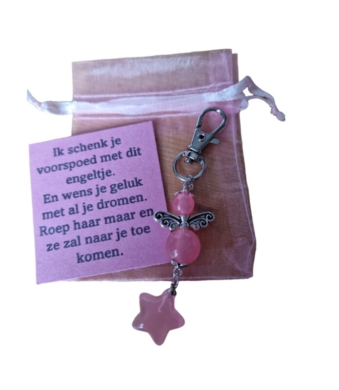 Beschermengel Roze ster.