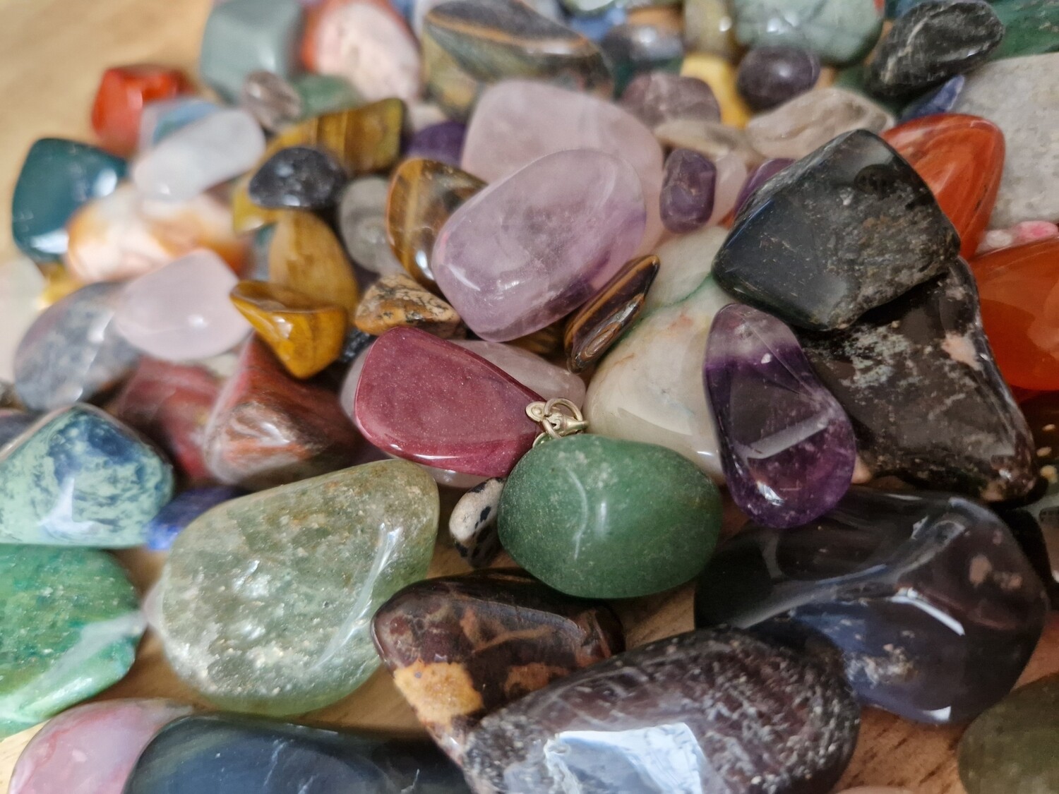 Schep edelsteen mix