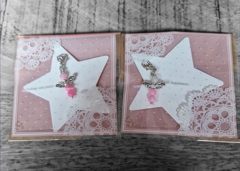 Beschermengel cadeautje roze