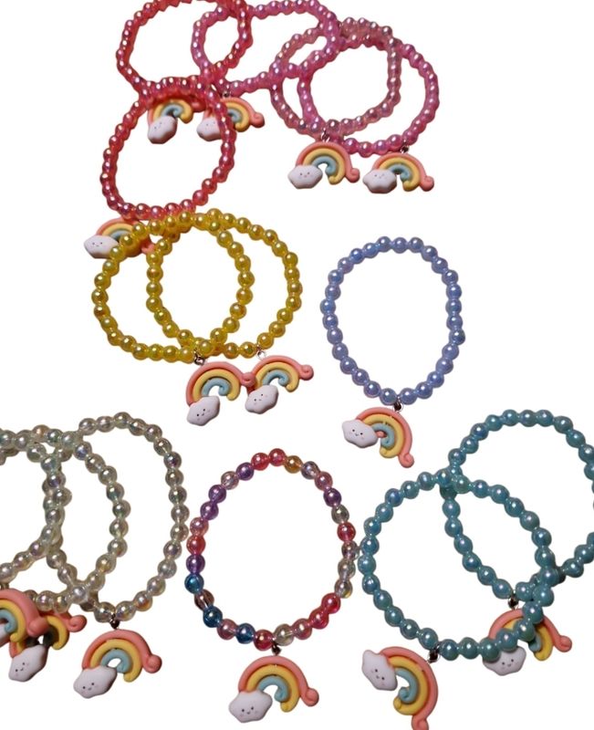 Kinder armband regenboog