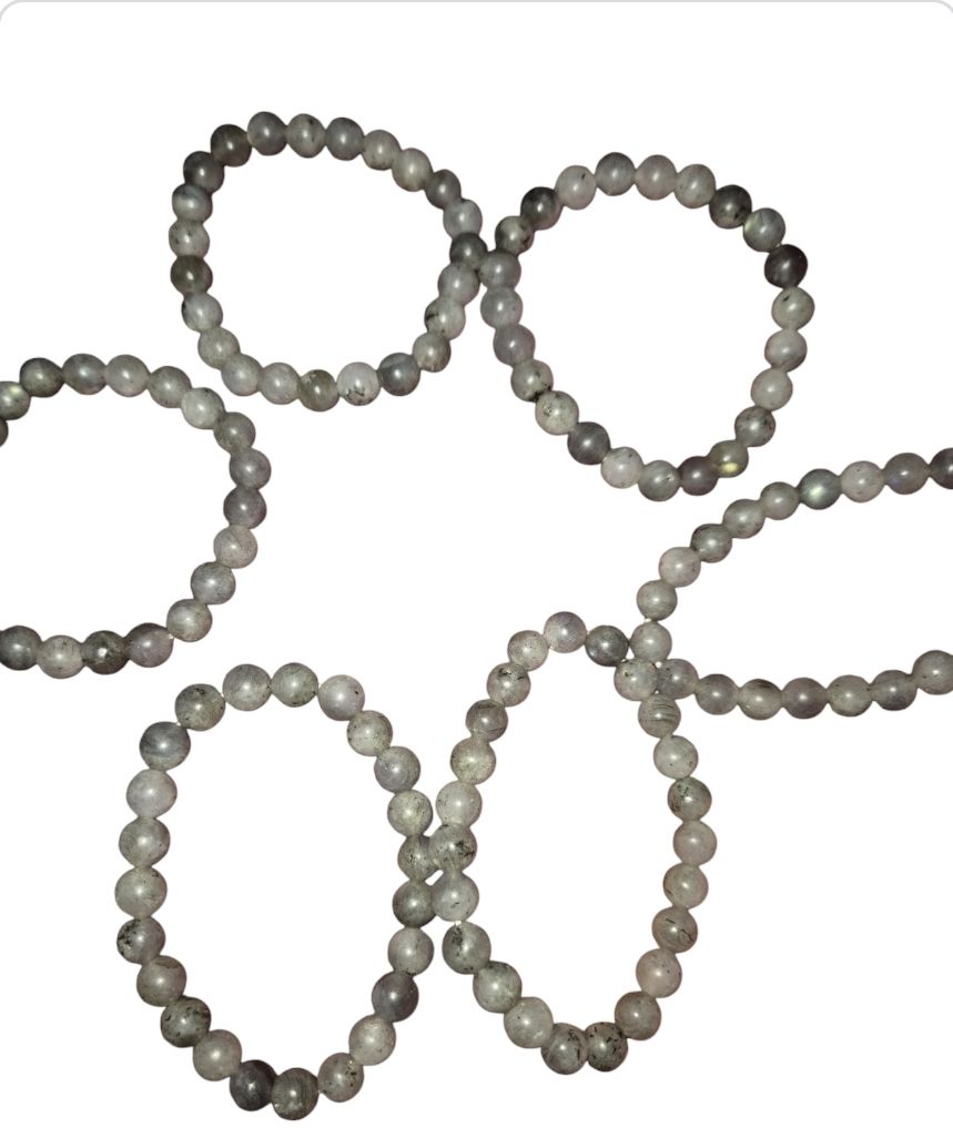 Labradoriet kogelarmband 8mm