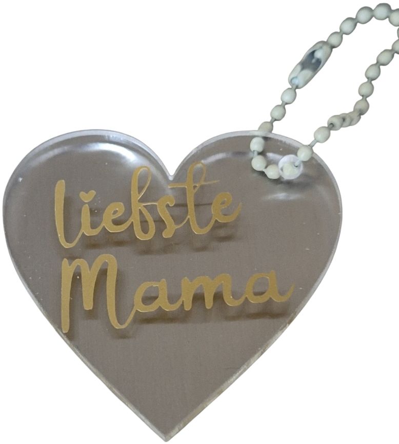 Liefste mama - sleutelhanger hart