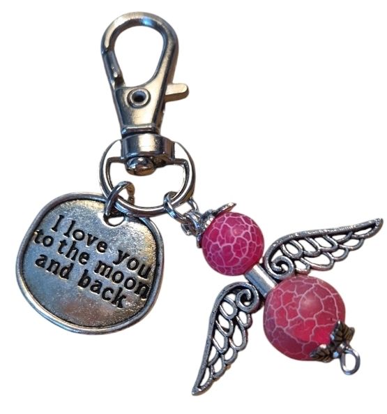 Love you to the moon and back - pink