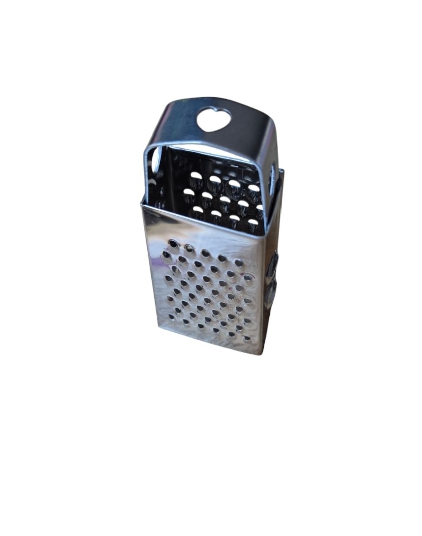 Mini rasp met hartje 7.5 cm voor amberblokjes.