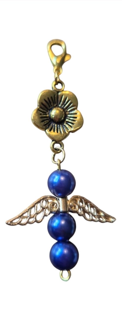Beschermengel Je bent Goud waard - donker blauw