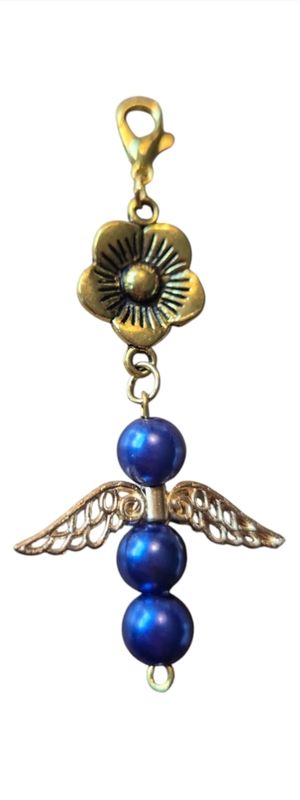 Beschermengel Je bent Goud waard - donker blauw
