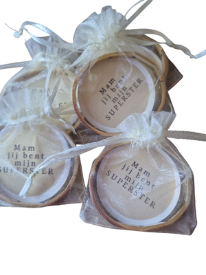 Mam jij bent mijn SUPERSTER☆ armband ☆ Goud