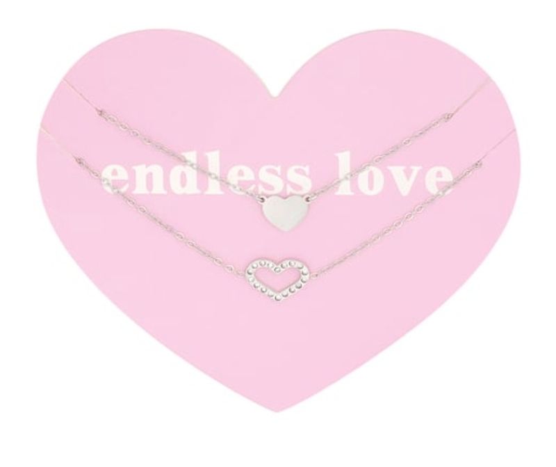 Forever bond ketting - zilver kleurig