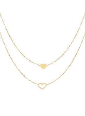 Forever bond ketting - goud kleurig