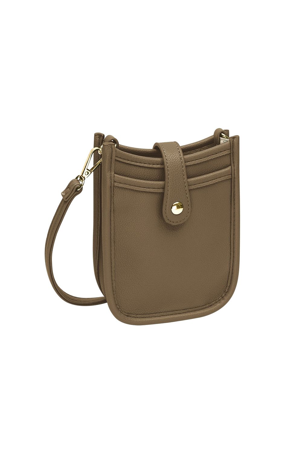 Beige schoudertas