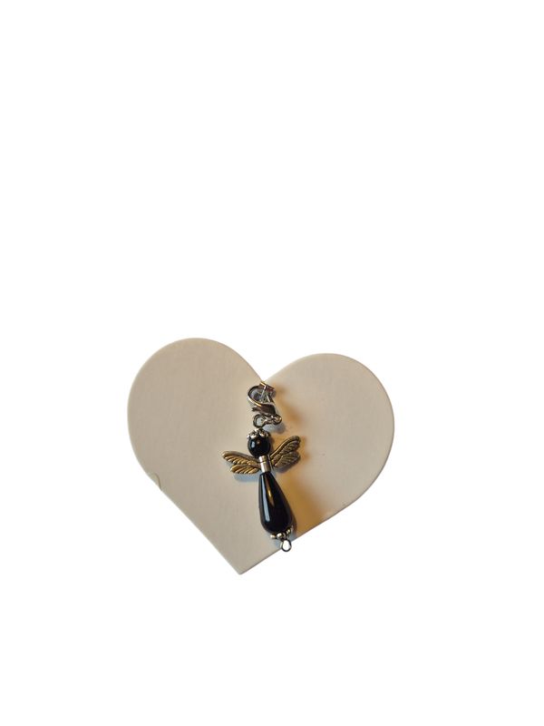 Beschermengel kerst cadeautje (zwart) Beschermengel kerst cadeautje (zwart)