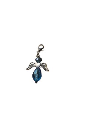 Beschermengel glanzend blauw
