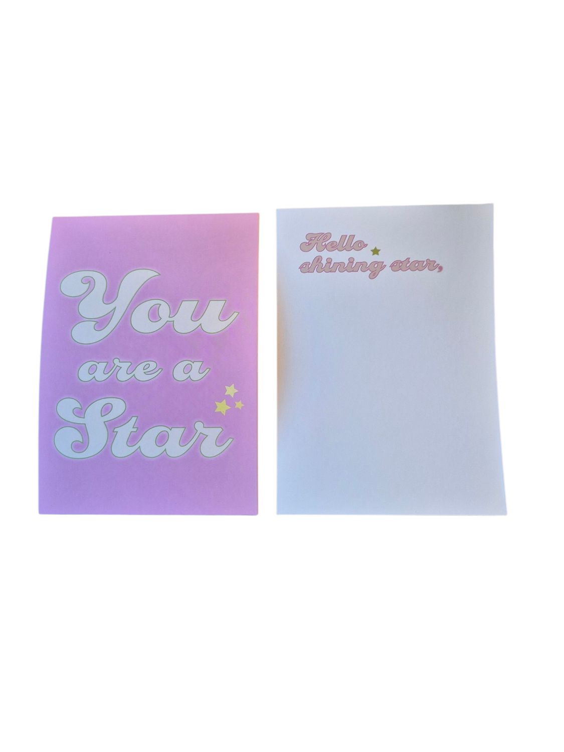 Wenskaart you are a star Wenskaart you are a star