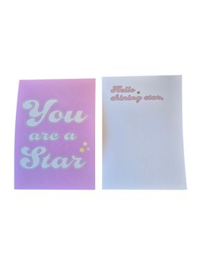 Wenskaart you are a star