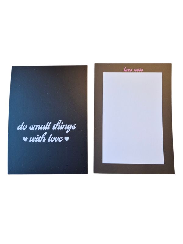 Wenskaart "do small things with love