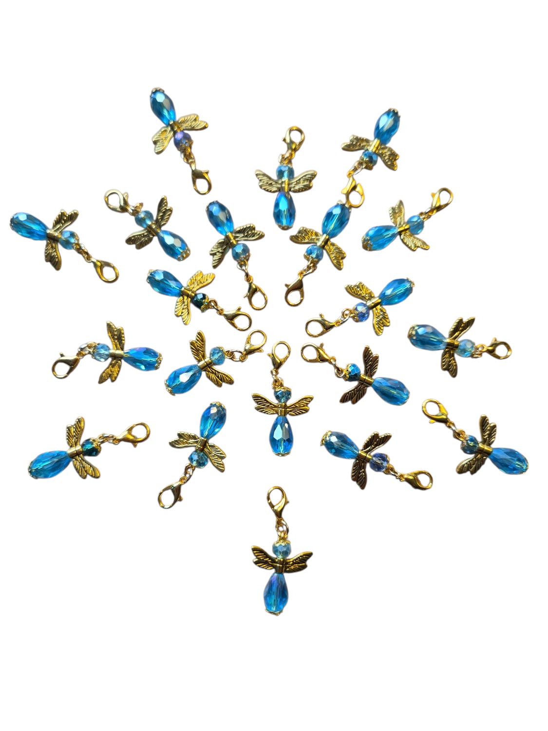 Sierlijk facet - blauw/goud Sierlijk facet - blauw/goud