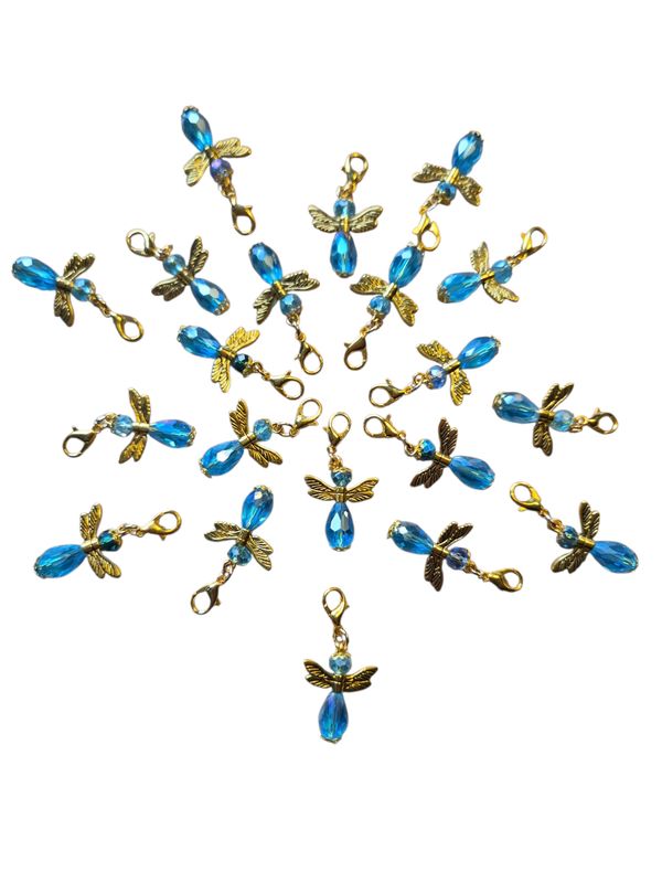 Sierlijk facet - blauw/goud