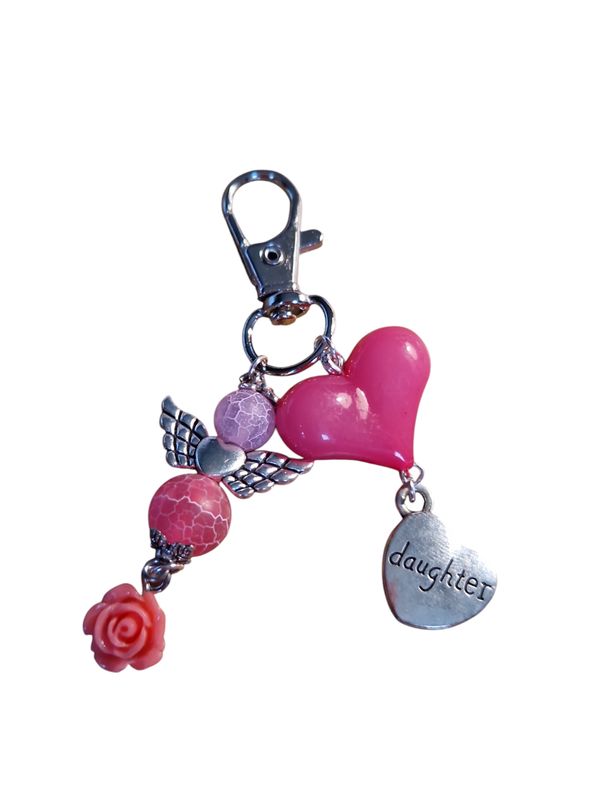 Beschermengel dochter roze