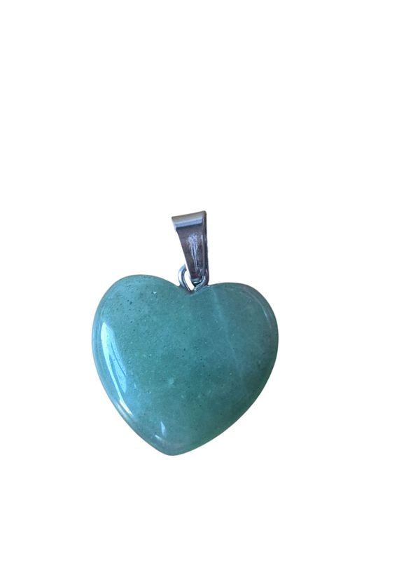 Groene Aventurijn hartje hanger