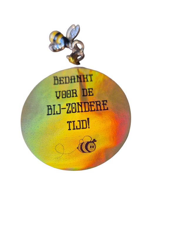 Bedankt voor de BIJ-ZONDERE tijd - Goud