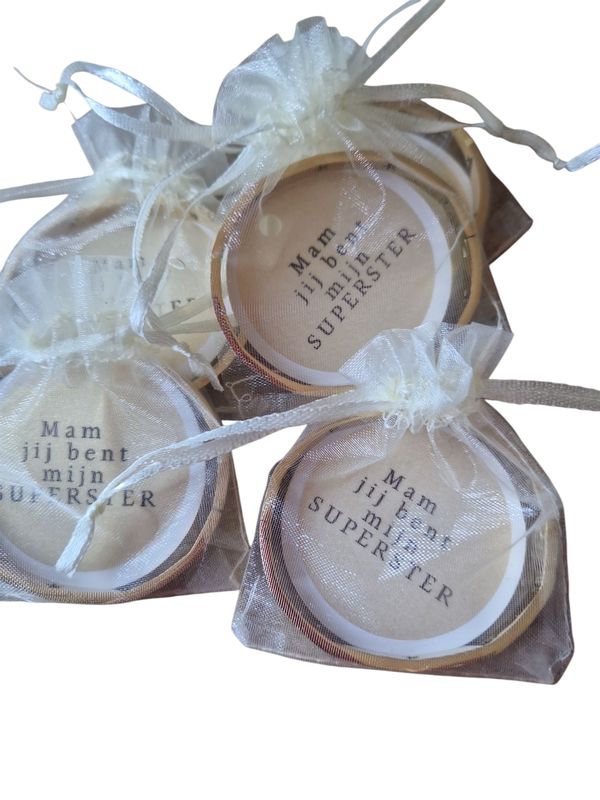 Mam jij bent mijn SUPERSTER☆ armband ☆ Goud