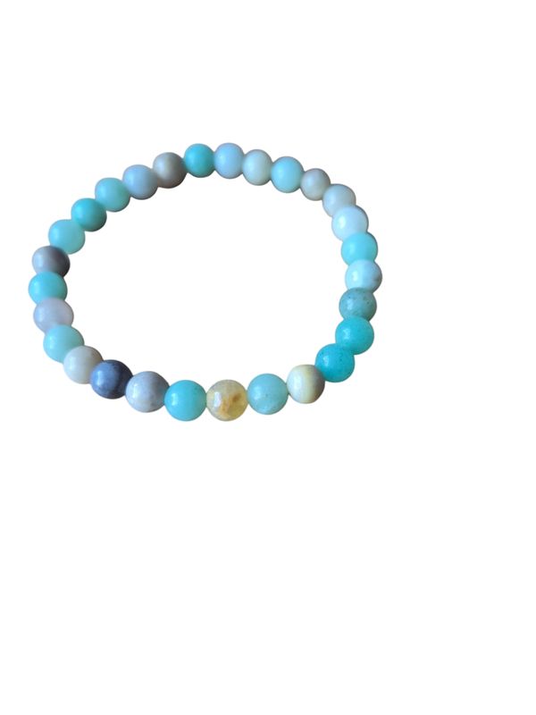 Amazoniet armband 6mm