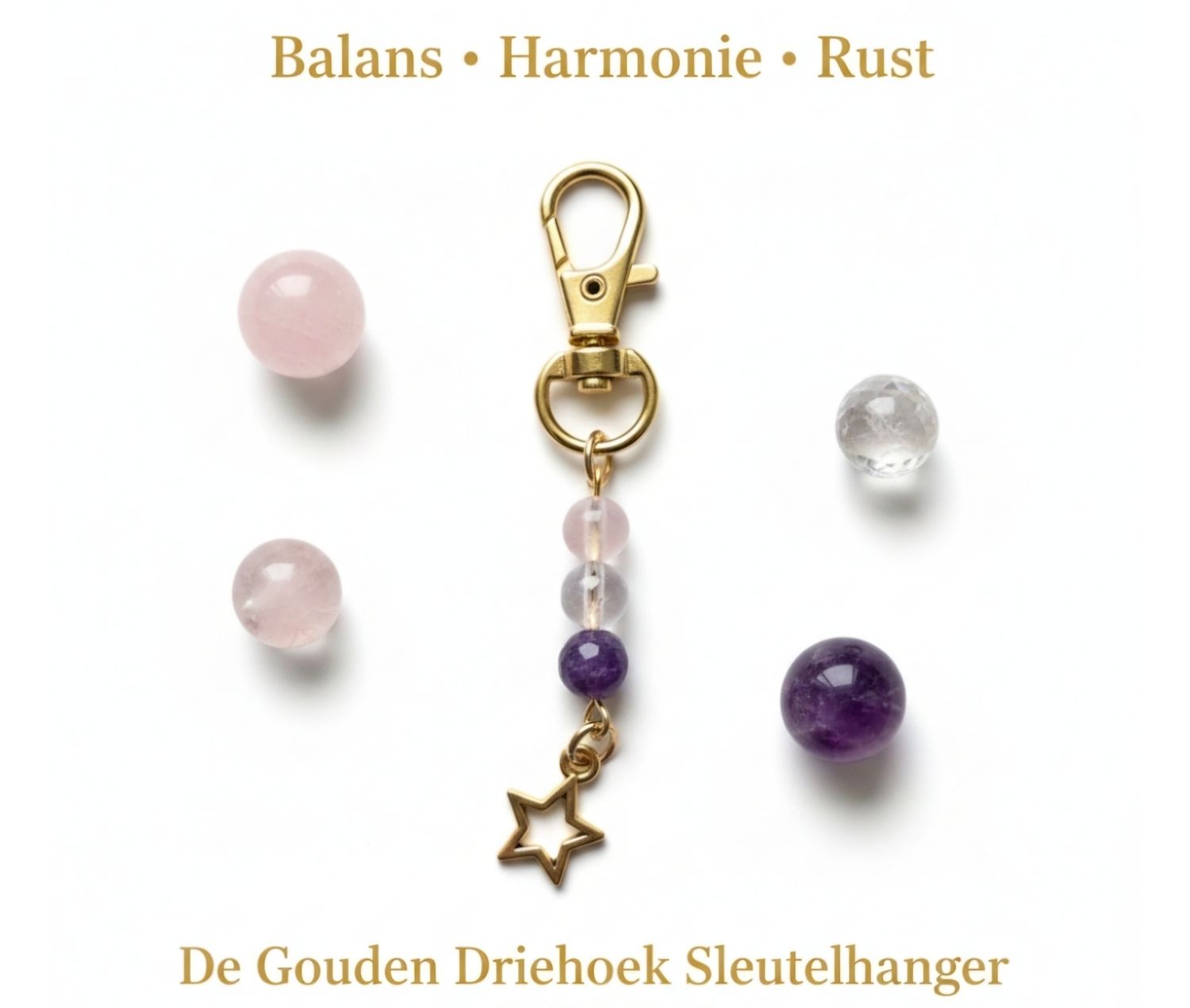 Balans - Harmonie - Rust sleutelhanger