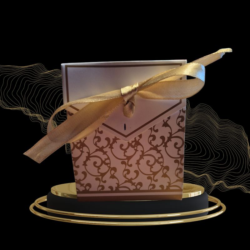 Geef met Goud: Luxe Cadeaudoosjes met Krulmotief