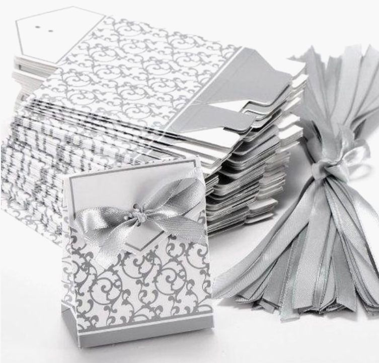 Schitter met Zilver: Luxe Geschenkdoosjes met Barokdessin