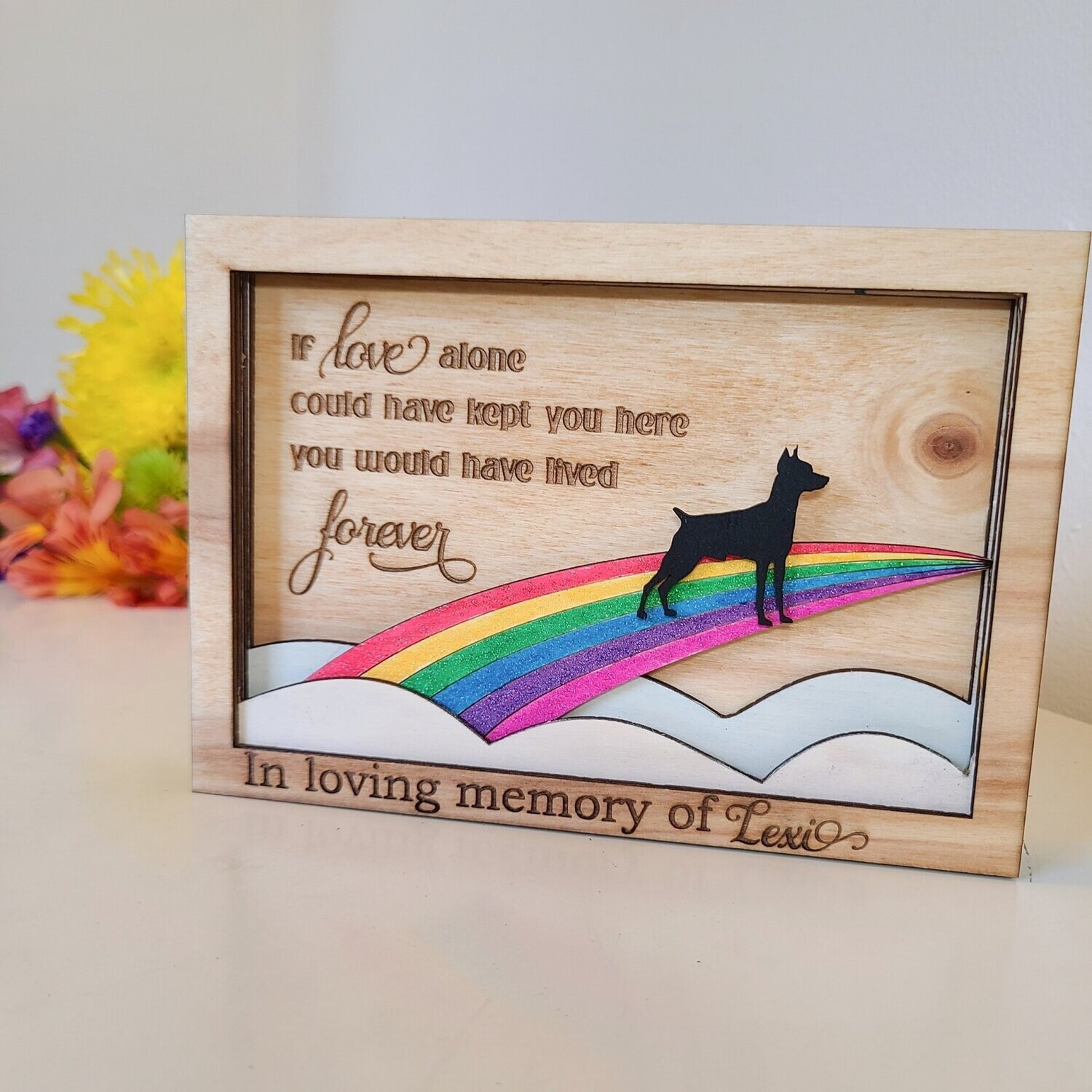 Pet Memorial Shadow Box