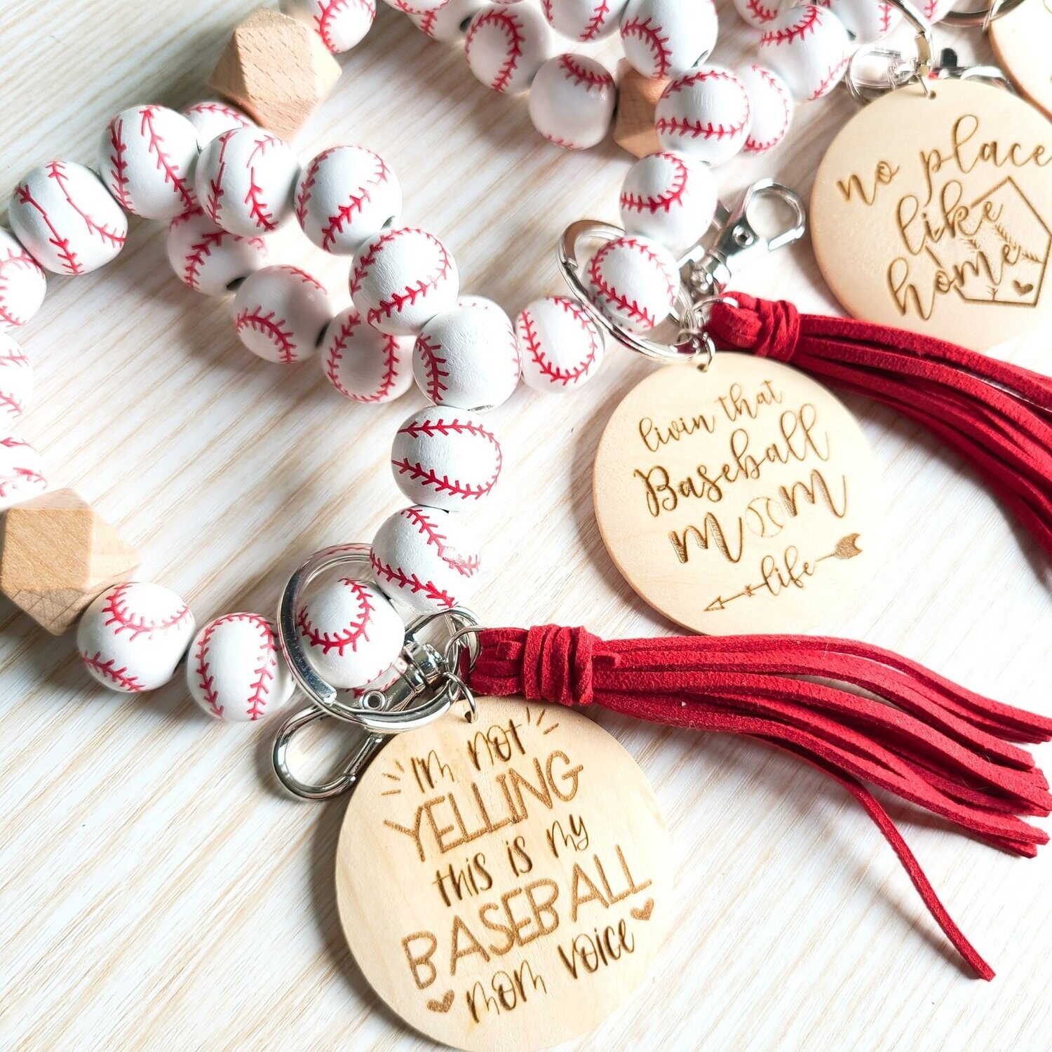 Baseball Wristlet