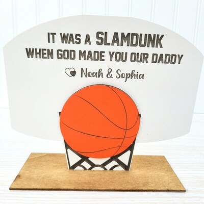 Father's Day Basketball Sign