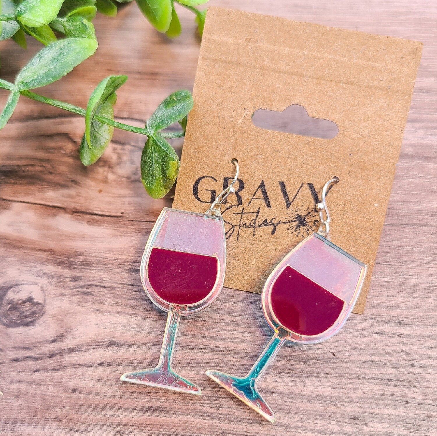 Wine Glass Earrings