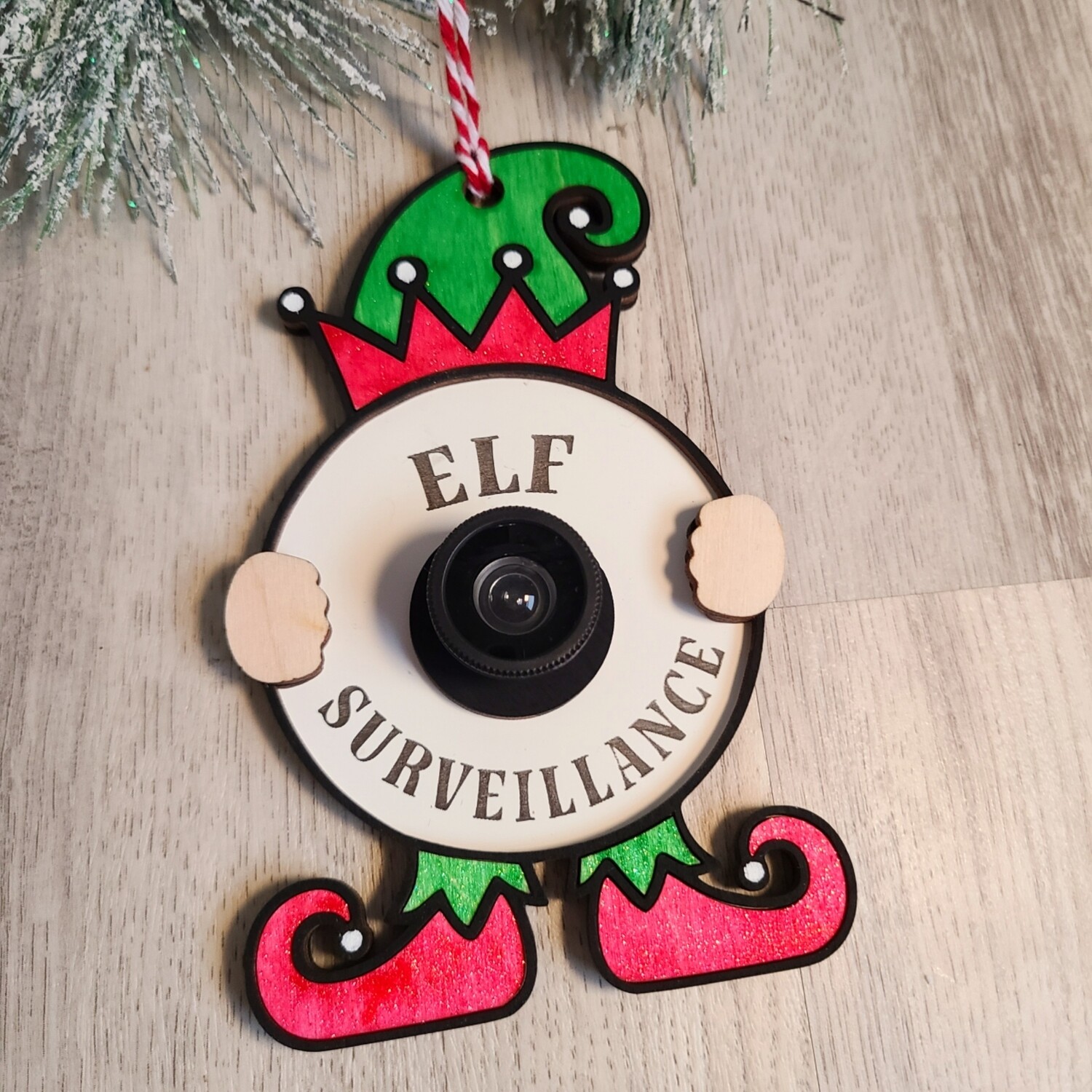 Elf Surveillance Ornament
