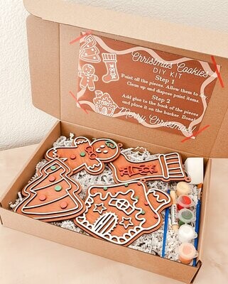 DIY Christmas "Cookies" Ornament Paint Kit