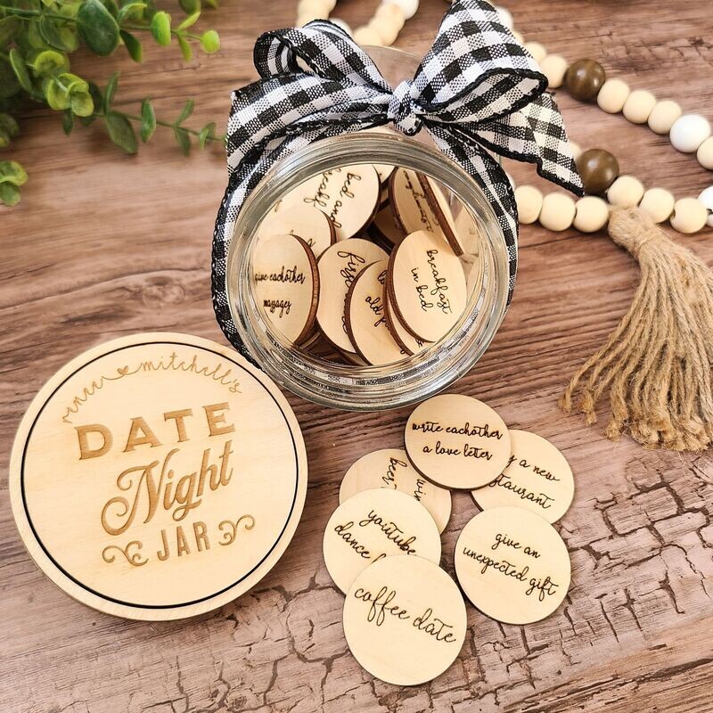 Date Night Idea Jar, Select One: Romantic Date Night Jar